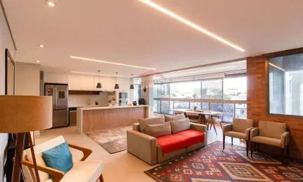 Apartamento de alto padrão com 140m², 3 suítes e 2 vagas na Vila Mariana