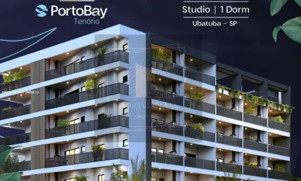 Apartamento para Venda em Ubatuba, TENÓRIO, 2 dormitórios, 1 suíte, 2 banheiros, 1 vaga