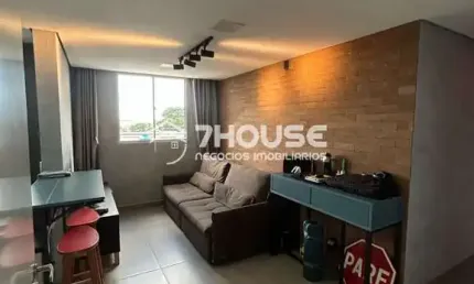 Apartamento à venda em Paulínia-SP no Jardim Flamboyant com 2 quartos, 1 banheiro, 2 vagas de garagem e 45m² de área.