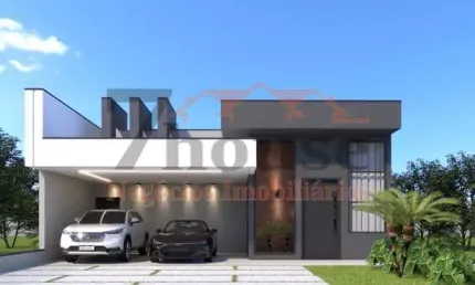 Casa de luxo em condomínio no Residencial Evidencias em Indaiatuba-SP: 4 quartos, 4 suítes, 2 salas, 6 banheiros, 4 vagas, 220m².