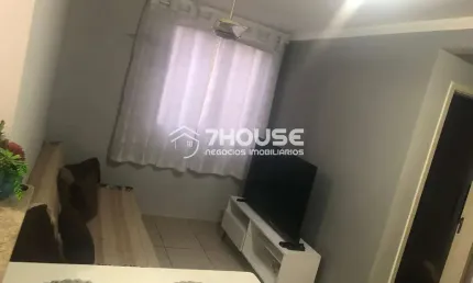 Apartamento à venda em Paulínia-SP, Jardim Vista Alegre: 2 quartos, 1 suíte, 1 sala, 2 banheiros, 1 vaga de garagem, 48,00m².
