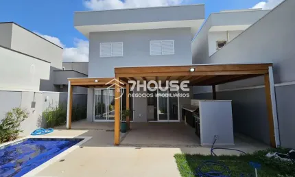 Casa de luxo no condomínio residencial club portinari em paulínia-sp: 3 quartos, 3 suítes e 203m² de área!