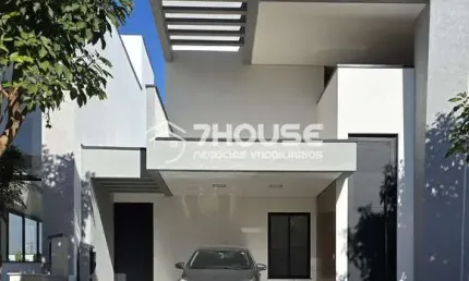 Luxuosa casa em condomínio à venda em paulínia-sp, residencial club portinari! 3 quartos, 3 suítes, 5 banheiros, 4 vagas, 175m².