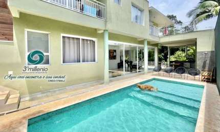 Casa com 4 dorms, piscina Aldeia da Fazendinha, Granja Viana