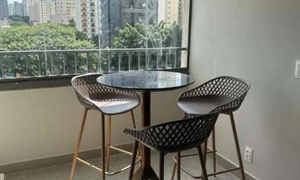 Apartamento com 1 quarto para alugar na Avenida Pavão, --, Indianópolis, São Paulo