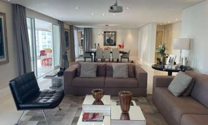 Condominio Sophistic Campo Belo, Apartamento para locação de 380m² com 4 suítes, 5 banheiros, 5 vagas.