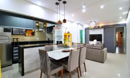 Apartamento com 3 quartos à venda na Rua das Figueiras, --, Campestre, Santo André
