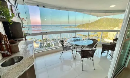 Alto padrão em itajaí – apartamento com varanda gourmet e lazer completo