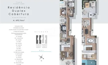 Cobertura com 4 quartos à venda na R. Juvêncio Taváres D'amaral, Cabeçudas, Itajaí