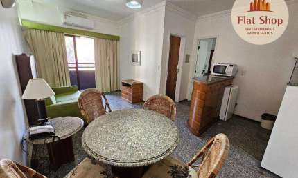 Flat com 1 dormitório à venda, 39 m² por R$ 380.000,00 - Meireles - Fortaleza/CE