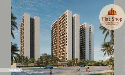 Apartamento com 2 dormitórios à venda, 53 m² por r$ 403.000,00 - praia do futuro ii - fortaleza/ce
