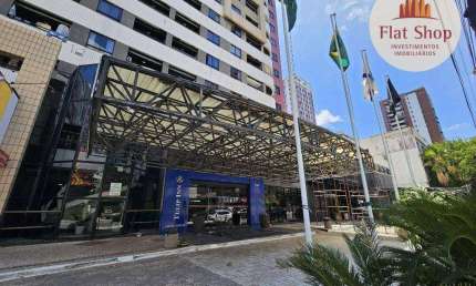 Flat com 1 dormitório à venda, 39 m² por R$ 430.000,00 - Meireles - Fortaleza/CE