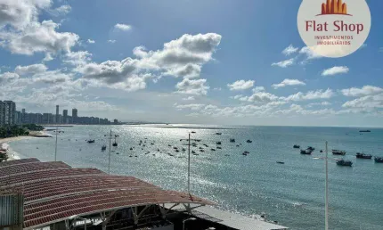 Flat com 1 dormitório à venda, 50 m² por R$ 600.000,00 - Mucuripe - Fortaleza/CE