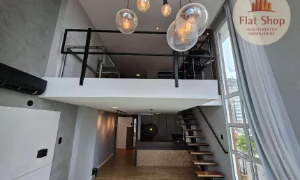 Apartamento loft à venda com vista mar, 60 m² por r$ 720.000 - meireles - fortaleza/ce