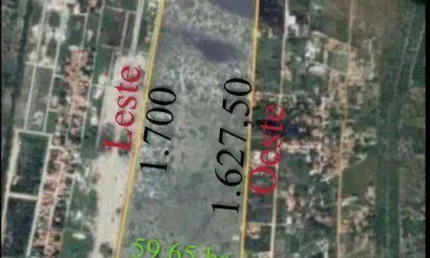 Terreno à venda, 596500 m² por R$ 8.947.500,00 - Parada - São Gonçalo do Amarante/CE