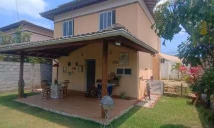 Casa em condomínio fechado com 4 quartos à venda na Rodovia BA-099 - Estrada do Côco, Abrantes, Camaçari, 150 m2 por R$ 650.000