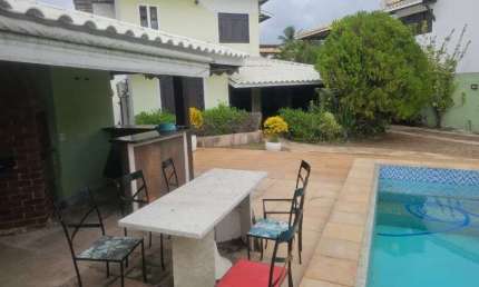 Casa em condomínio fechado com 6 quartos para alugar na Rua Praia da Sereia, Vilas do Atlantico, Lauro de Freitas, 300 m2 por R$ 6.800