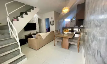 Casa em condomínio fechado com 3 quartos à venda na Rua Sucupió, Abrantes, Camaçari, 98 m2 por R$ 410.000