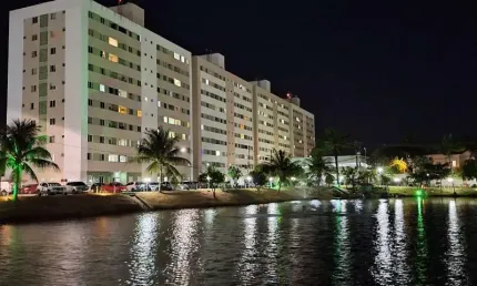 Apartamento com 2 quartos à venda na avenida brigadeiro mário epinghaus,  condomínio reserva da lagoa!, centro, lauro de freitas, 56 m2 por r$ 315.000