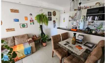Apartamento com 2 quartos à venda na RODOVIA RODOVIA BA-099  ESTRADA DO CÔCO, Condomínio Bosque da Aldeia, Vilas de Abrantes, Camaçari, 55 m2 por R$ 265.990