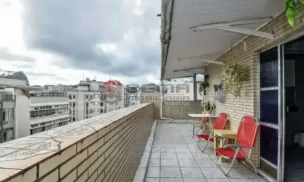 Cobertura com 2 quartos à venda na rua marquês de abrantes, flamengo, rio de janeiro, 89 m2 por r$ 990.000