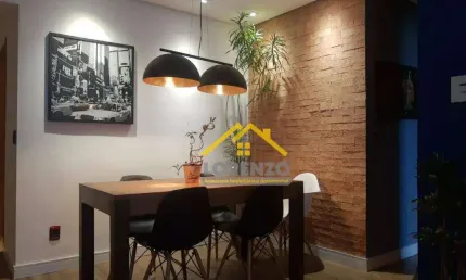 Apartamento com 3 dormitórios à venda, 59 m² por R$ 445.000,00 - Vila Valparaíso - Santo André/SP