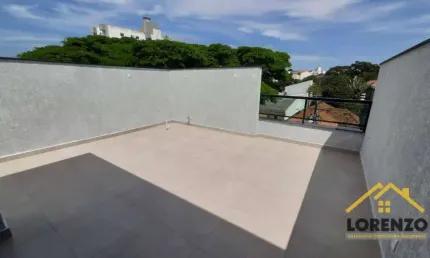 Cobertura com 02 dormitórios à venda, 120 m² - vila pires - santo andré/sp