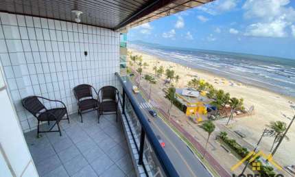 Apartamento com vista para o mar com 3 dormitórios à venda, 114 m² - Ocian - Praia Grande/SP