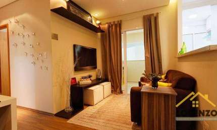 Apartamento com 2 dormitórios à venda, 51 m² por R$ 400.000,00 - Vila Humaitá - Santo André/SP