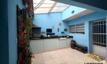 Sobrado com 3 dormitórios à venda, 112 m² por R$ 509.000,00 - Vila Scarpelli - Santo André/SP