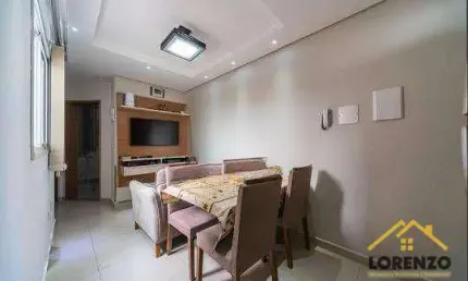 Cobertura com 2 dormitórios à venda, 80 m² por r$ 365.000,00 - jardim alvorada - santo andré/sp