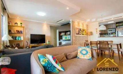 Apartamento com 3 dormitórios à venda, 115 m² por R$ 990.000 - Vila Valparaíso - Santo André/SP