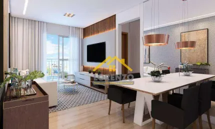 Apartamento com 2 dormitórios à venda, 65 m² por R$ 682.473,07 - Campestre - Santo André/SP
