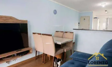 Apartamento com 2 dormitórios à venda, 52 m² por R$ 302.000,00 - Vila Homero Thon - Santo André/SP