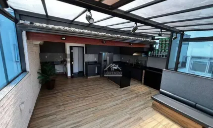 Cobertura com 2 dormitórios à venda, 100 m² por R$ 679.000,00 - Vila Bastos - Santo André/SP