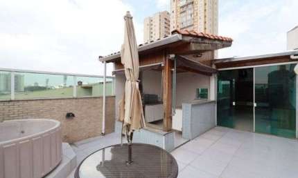 Cobertura com 2 dormitórios, 130 m² - venda por R$ 645.000,00 ou aluguel por R$ 3.800,00/mês - Vila América - Santo André/SP