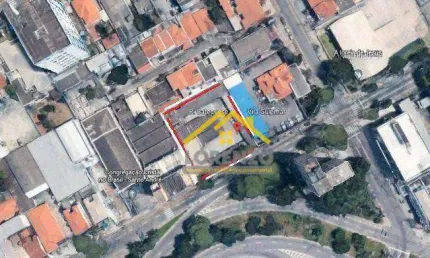 Terreno à venda, 1440 m² no bairro jardim - santo andré/sp
