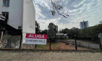 Terreno disponível para locação no Centro de Foz do Iguaçu