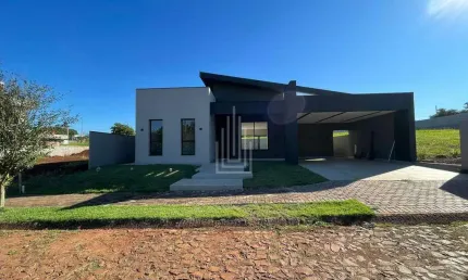 Casa térrea à venda no Condomínio Residencial Villa Conscientia Asa Sul em Foz do Iguaçu.