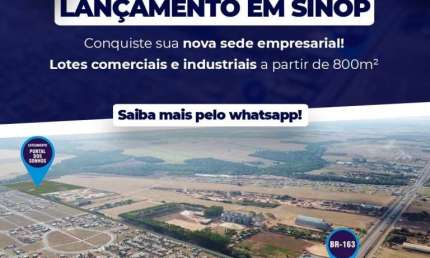 Terrenos ou lotes comercial/industrial para venda, Sinop-MT - TE7158