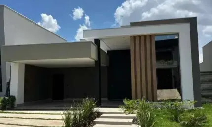 Casa térrea em condomínio florais da mata para venda, 3 suítes, petrópolis, várzea grande - ca6991