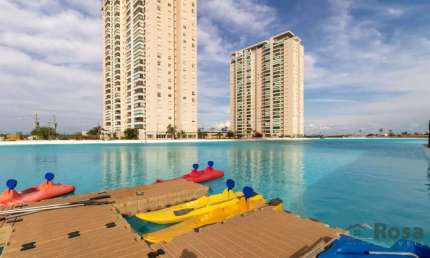 Apartamento com 3 Suíte(s) para locação, completo com Armários Planejados no Condomínio Brasil Beach, Cuiabá. - AP7849