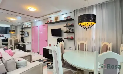 Apartamento Mobiliado, Planejado e com Elevador, com 2 Quartos, no CHAPADA DAS DUNAS, próximo da UNIC, Cuiabá. - AP8043