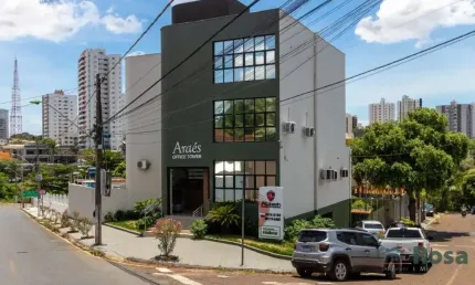 Sala comercial para locação no bairro aráes, próximo da avenida miguel sutil, cuiabá. - sa5206