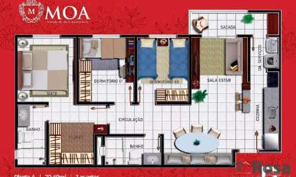 Apartamento para venda MORADA DO OURO II Cuiabá - 24927