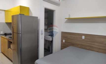 Studio decorado de 26 m² a 300 metro do Metrô Vila Madalena