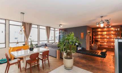 Vende apto, Av. Casper Líbero, 522, 5º and, 93 m², pronto para morar, 3 dorm, salas integradas, circuito cultural