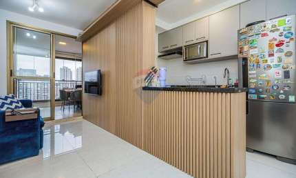 Venda apartamento Rua Dr Ribeiro de Almeida, 88, 2 dormitórios 1 suíte, 1 vaga, 67 m², varanda gourmet com churrasqueira, lazer completo, R$720.000,00
