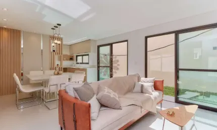 Casa em condomínio fechado com 3 quartos à venda na rua madre clélia merloni, 415, santa felicidade, curitiba, 178 m2 por r$ 1.437.000