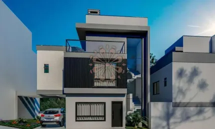 Casa com 3 quartos à venda na rua pedro nolasko pizzatto, 299, mercês, curitiba, 143 m2 por r$ 1.215.000